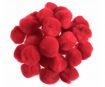 Pompons Rayher 25mm 35pcs red