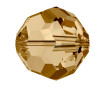 Kristāla pērle Swarovski apaļš 5000 6mm 7gab. 246 light colorado topaz