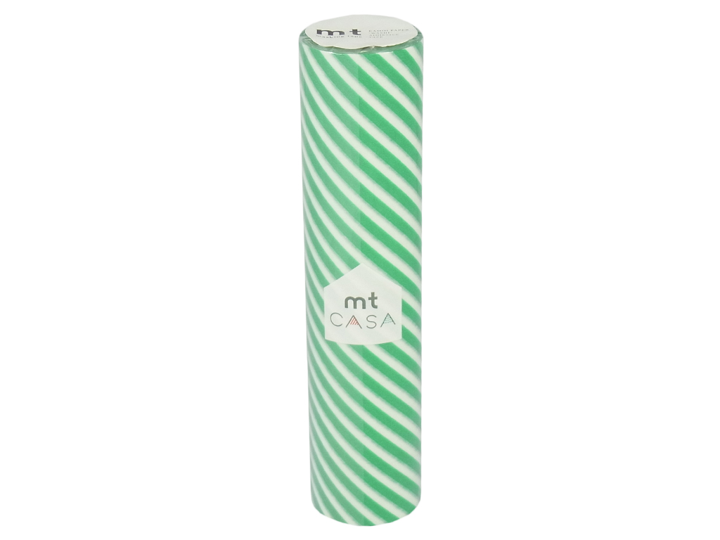 Masking tape mt casa 200mmx10m stripe green
