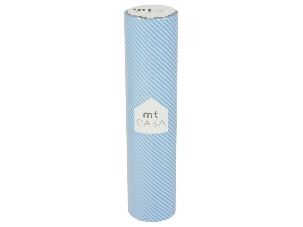 Masking tape mt casa 200mmx10m stripe light blue