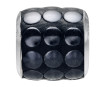 Krištolinis karoliukas Swarovski BeCharmed Pave metallic 80701 9.5mm 02 black polished