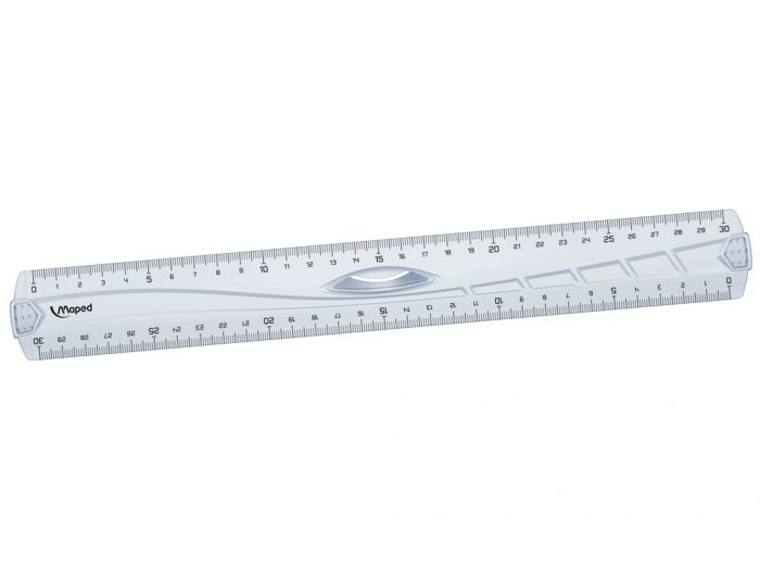 Ruler Geometric with handle