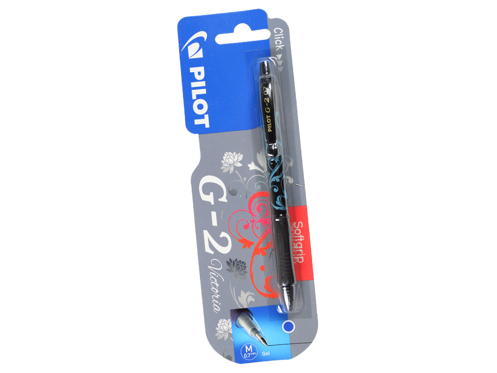 Gel Ink Pen G-2 Victoria 0.7 blue blister