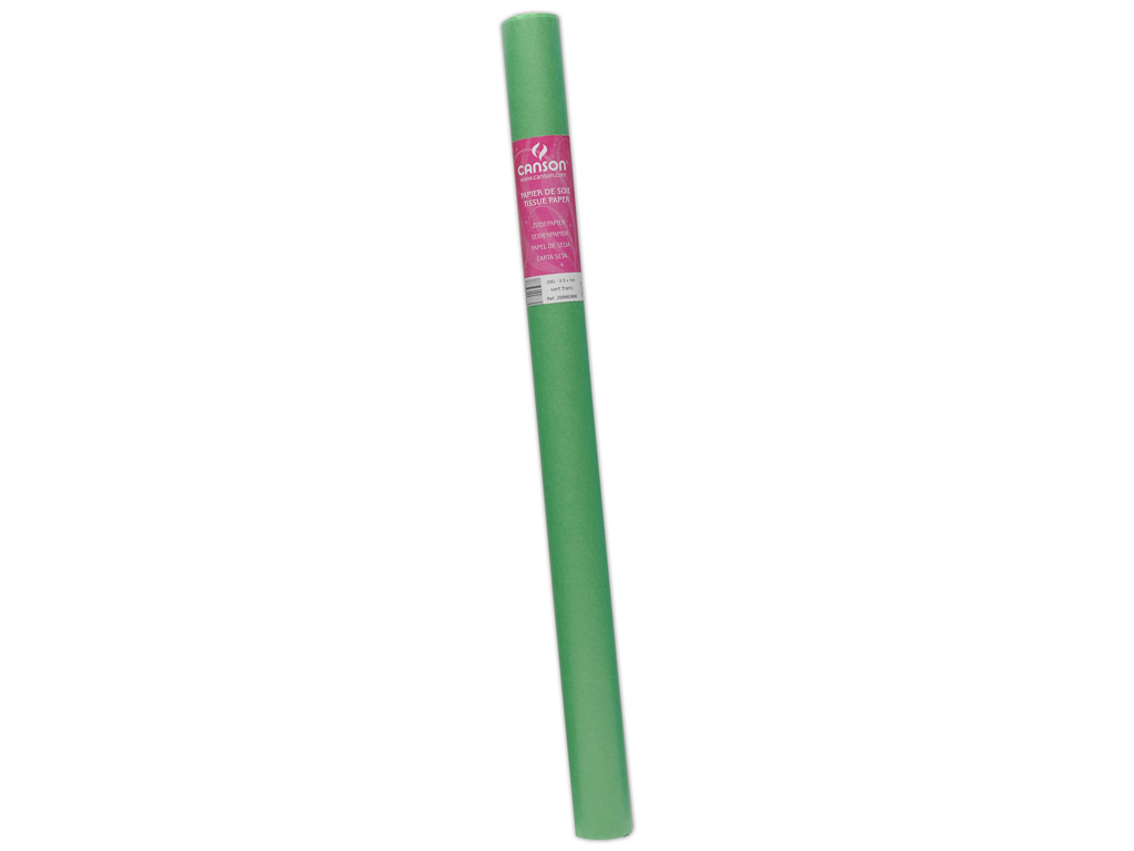 Siidipaber Canson 0.5x5m 021 bright green