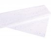 Tissue paper Rayher Glitter 50x75cm 102 white 3 sheets folded