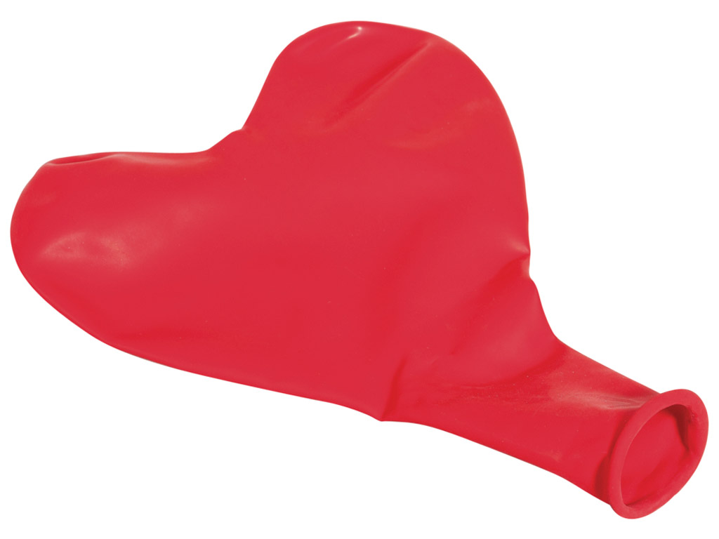 Õhupall lateksist Rayher süda 30cm 8tk punane