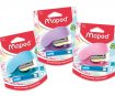 Stapler Maped Vivo Pastel No10+400staples assorted