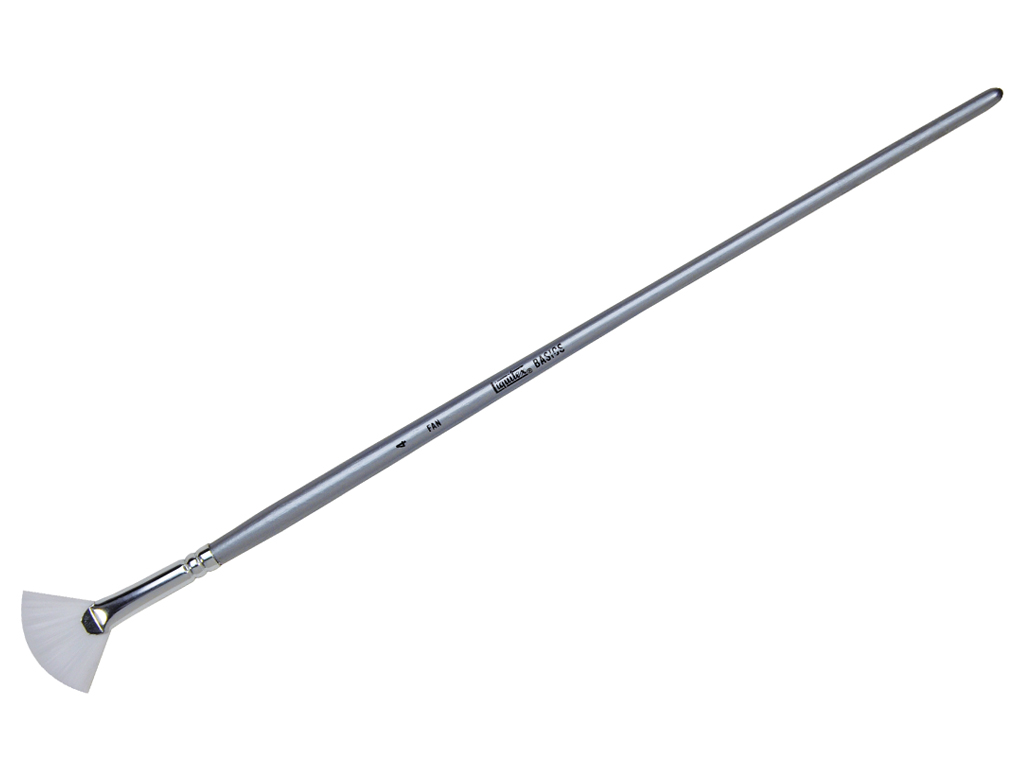 Brush Liquitex Basics synthetic fan 04 long handle