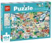 Puzzle Apli Kids 104pcs 64.5x41.5cm City