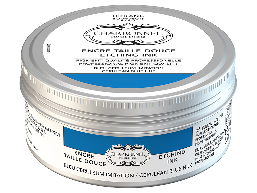 Etching ink colour Charbonnel 200ml 065 cerulean blue hue