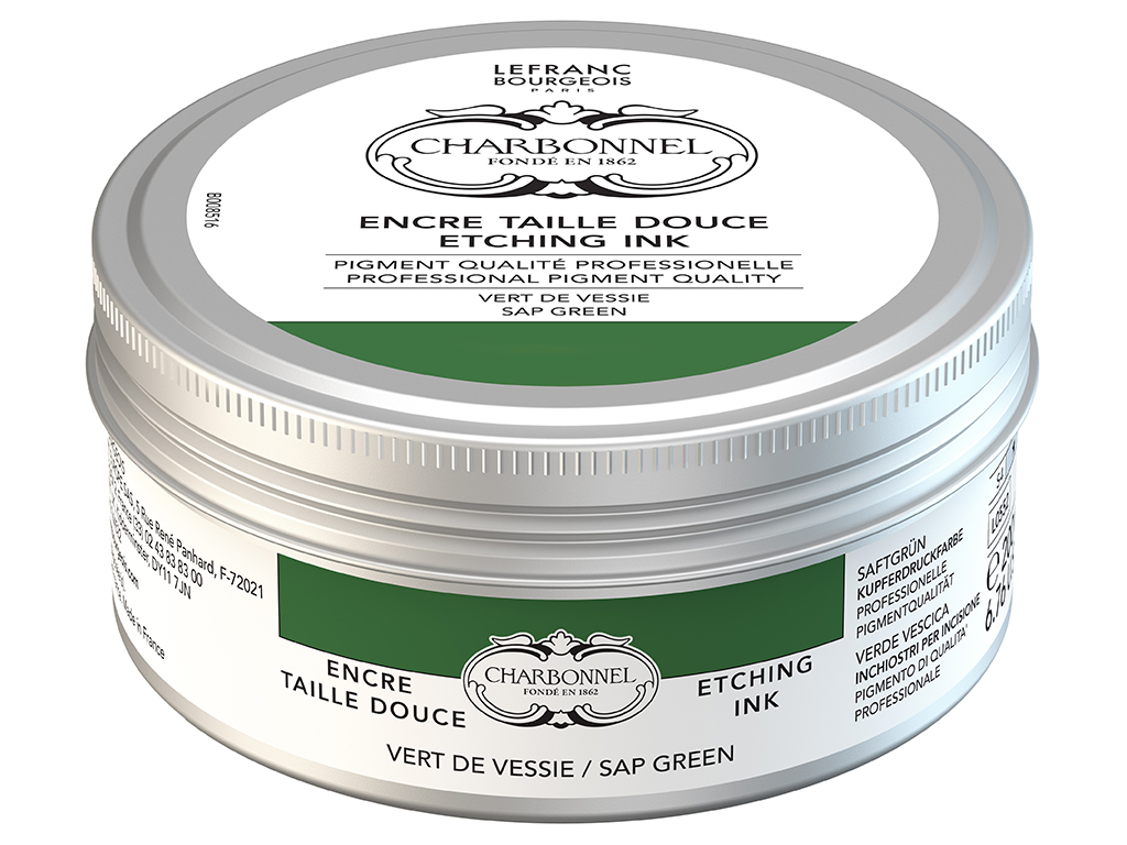 Etching ink colour Charbonnel 200ml 552 sap green