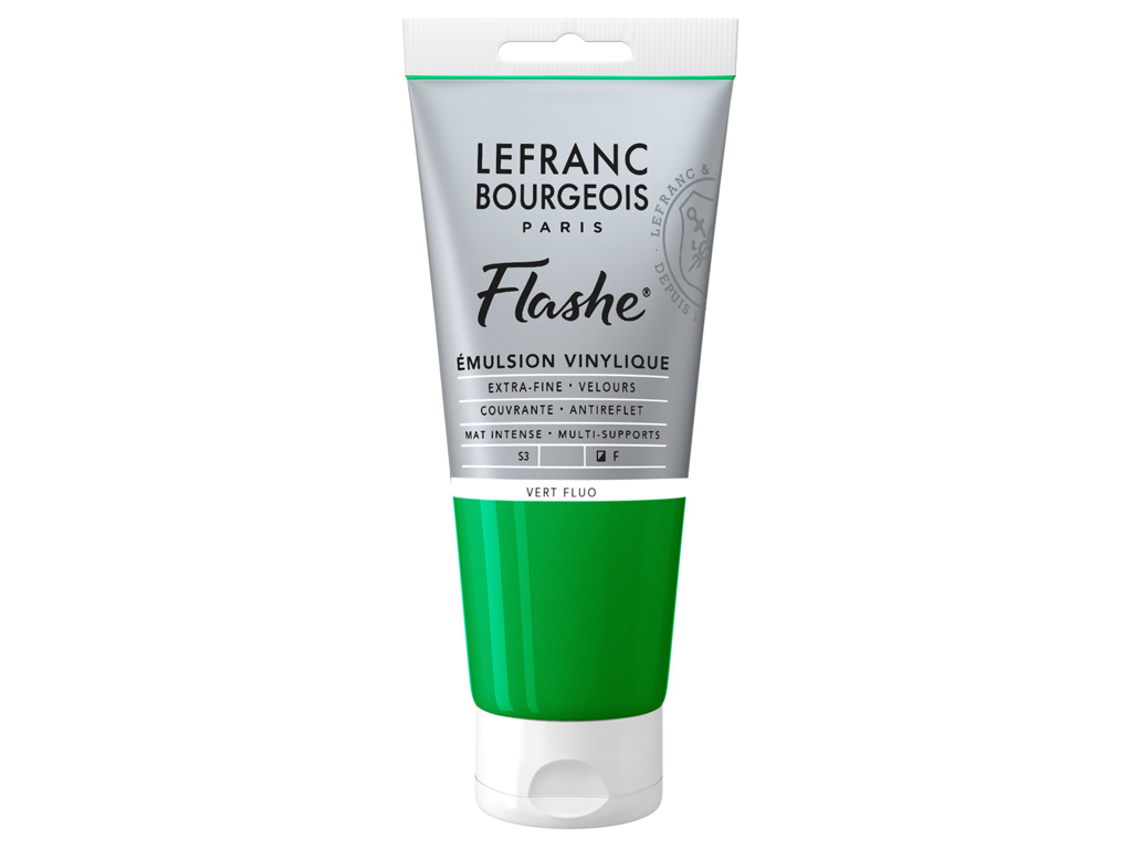 Vinilinis akrilas LB Flashe 80ml 565 fluorescent green