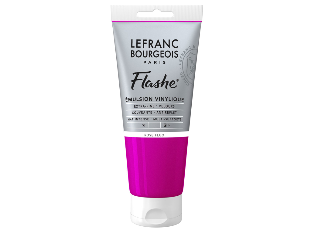 Vinilinis akrilas LB Flashe 80ml 408 fluorescent pink