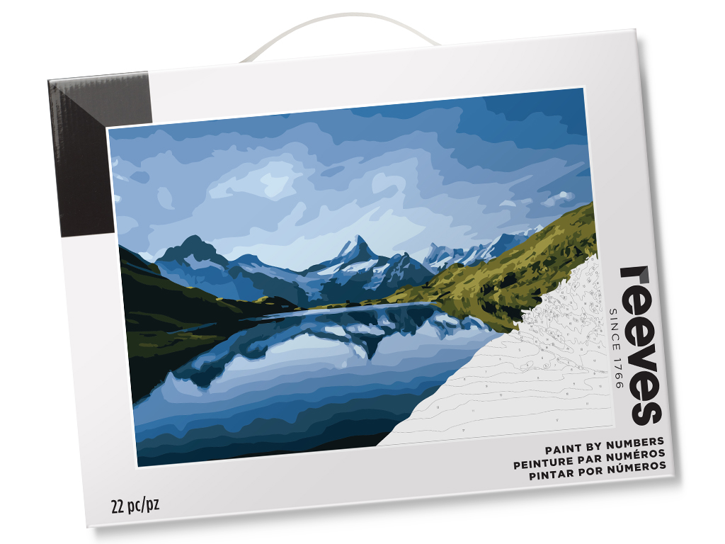 Maalimine numbrite järgi Reeves 30x40cm mountain