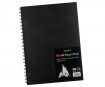 Drawing book Sinoart A4/140g 30 sheets black spiral hard cover