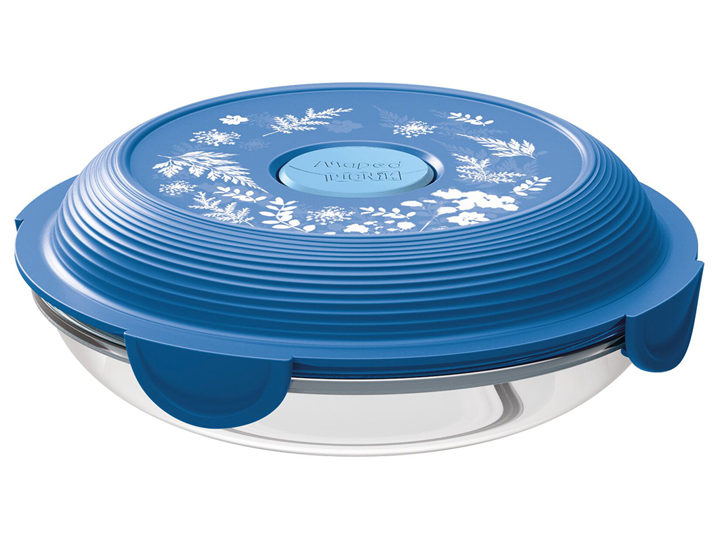 Priešpiečių dėžutė-lėkštė Maped Picnik Adult Glass 700ml cynotype