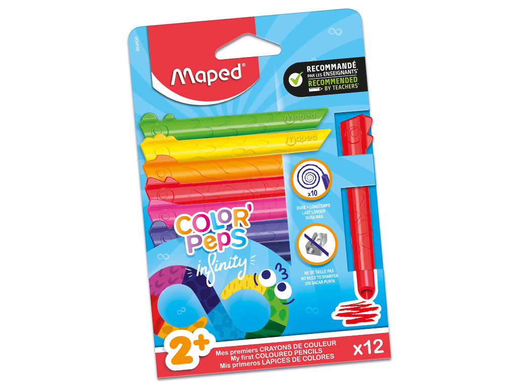 Colour pencils Maped ColorPeps Infinity Early Age Jumbo 12pcs