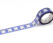 Washi dekoratyvi lipni juostelė mt Papier Tigre 15mmx5m le tigre blue