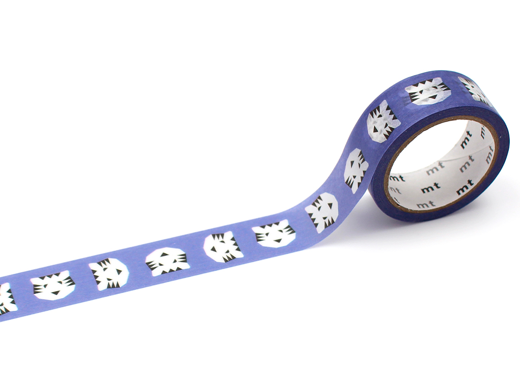 Washi teip mt Papier Tigre 15mmx5m le tigre blue