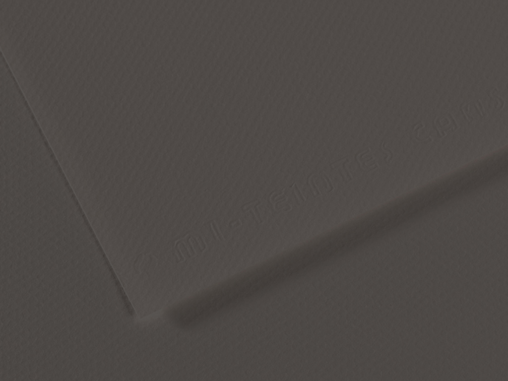 Grainy paper MiTeintes 160g A4 184 charcoal grey
