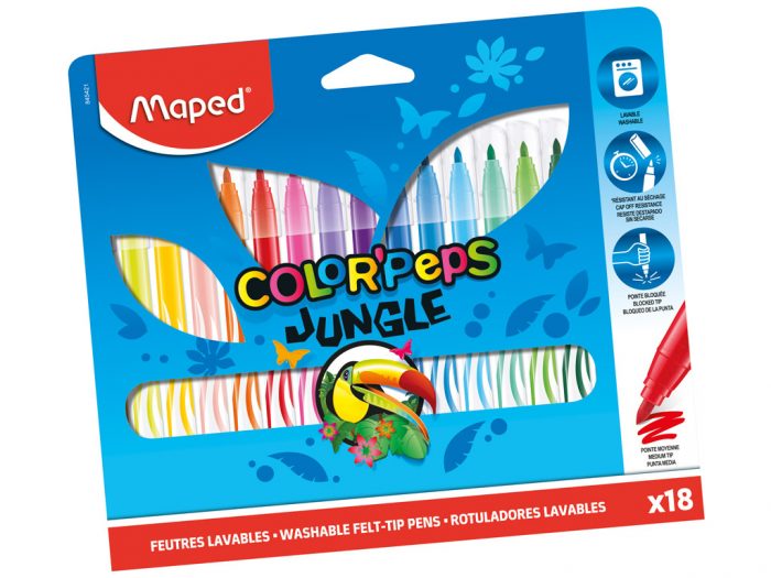 Viltpliiats Maped Color’Peps Jungle - 1/2
