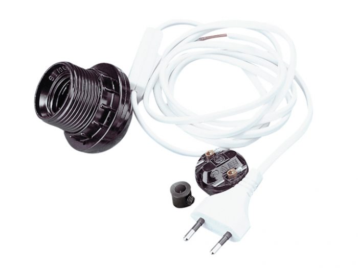 Electric cable for lamp Rayher with switch