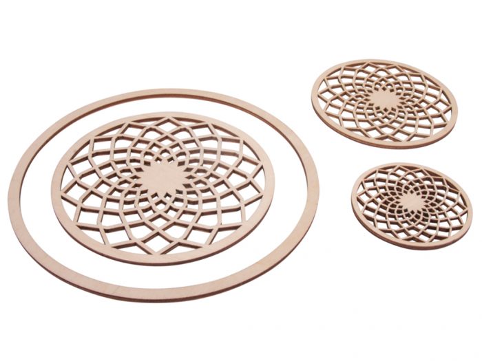 Wooden dreamcatcher filigree Rayher - 1/4