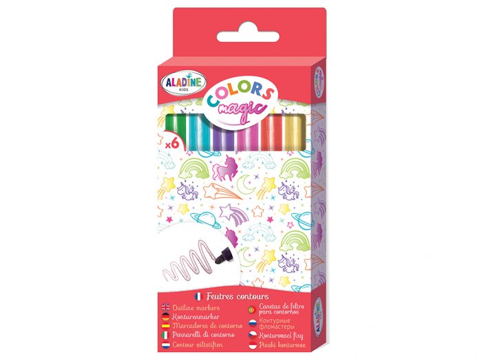Feltpen Aladine Kids Colors Magic - 1/3