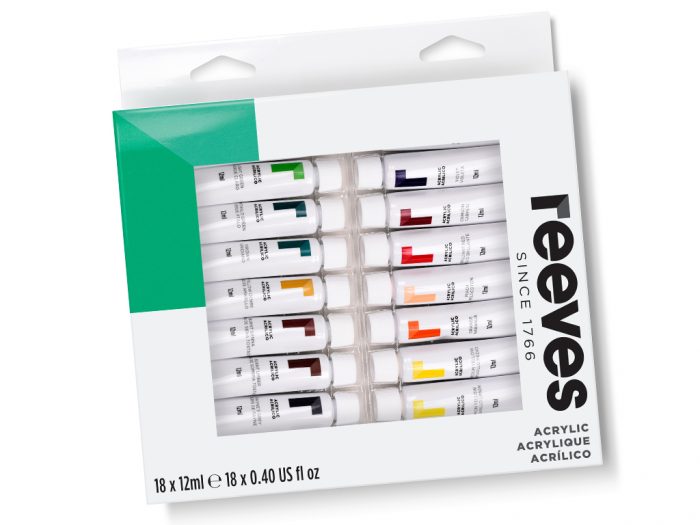 Akrüülvärvi komplekt Reeves - 1/4