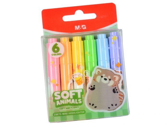 Tekstimarker M&G mini Soft Animals - 1/2