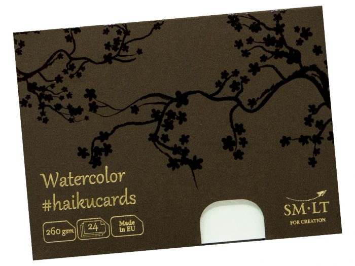 Pastkarte tukša akvarelim Smlt Art balta - 1/4