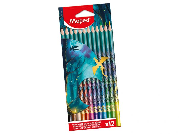Colour pencils wood-free Maped Dragon - 1/2