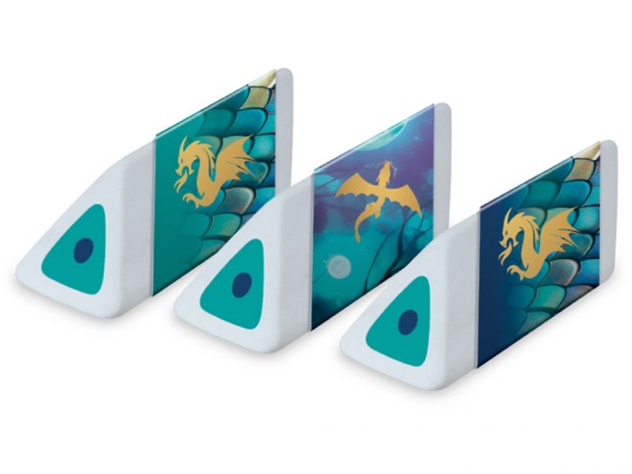 Eraser Maped Pyramid Dragon