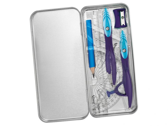 Math set Maped Arctic in metal case - 1/2