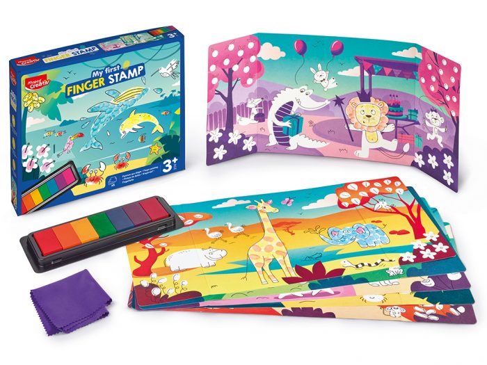 Stamp paint set Maped Creativ Early Age - 1/2