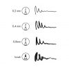 Fineliner set Marabu Graphix black - 2/6