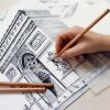 Sketching Pencil Conte a Paris Carbon - 3/3